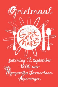 Flyer grietmaal linkerkant